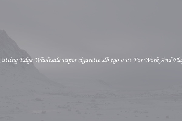 Cutting Edge Wholesale vapor cigarette slb ego v v3 For Work And Play
