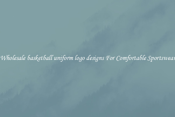 Wholesale basketball uniform logo designs For Comfortable Sportswear