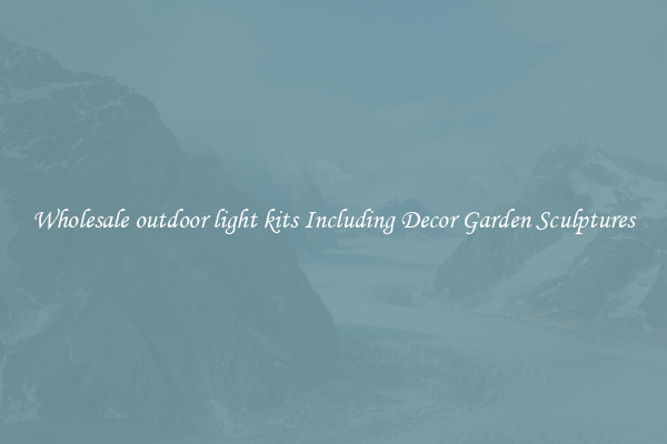 Wholesale outdoor light kits Including Decor Garden Sculptures