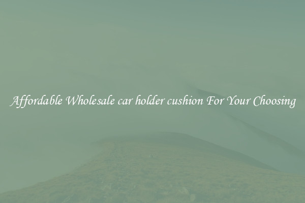 Affordable Wholesale car holder cushion For Your Choosing