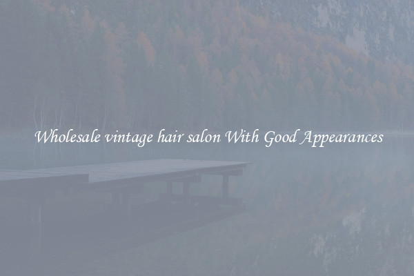 Wholesale vintage hair salon With Good Appearances