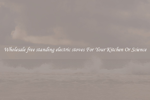 Wholesale free standing electric stoves For Your Kitchen Or Science